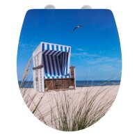 WC-Sitz Strandkorb Easy-Close
