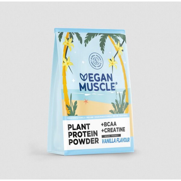 Alpha Foods Vegan Muscle - Kreatin & BCAA Protein - Vanille