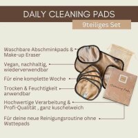 THATS ME ORGANIC Luxury Daily Cleaning Set | Wiederverwendbare Abschminkpads (9-teilig)
