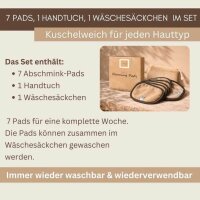 THATS ME ORGANIC Luxury Daily Cleaning Set | Wiederverwendbare Abschminkpads (9-teilig)