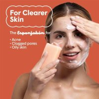 ESPONJABÓN Salicylsäure – 2-in-1 Seife & Schwamm mit BHA gegen Body Acne