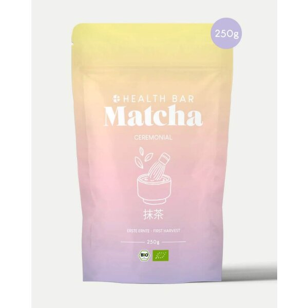 Health Bar Bio Matcha Tee Ceremonial 250g