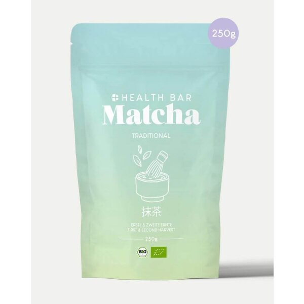 Health Bar Bio Matcha Tee Traditional 250g