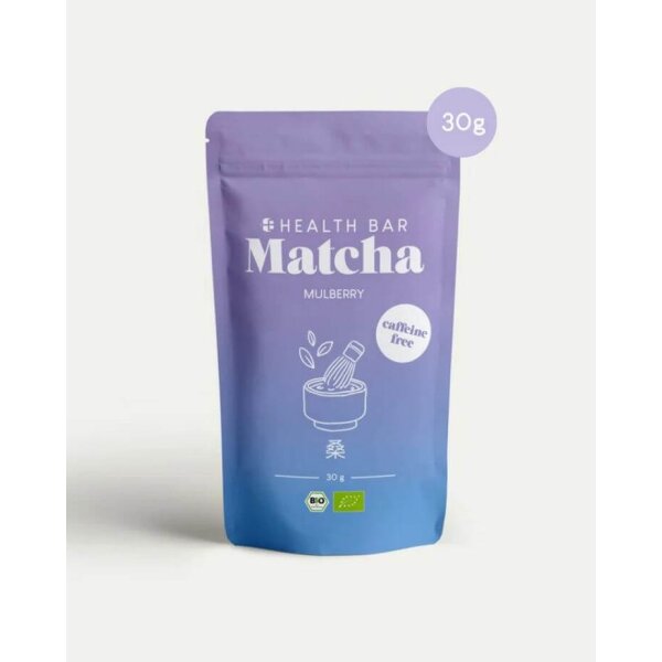 Health Bar Bio Matcha Tee Mulberry – koffeinfrei