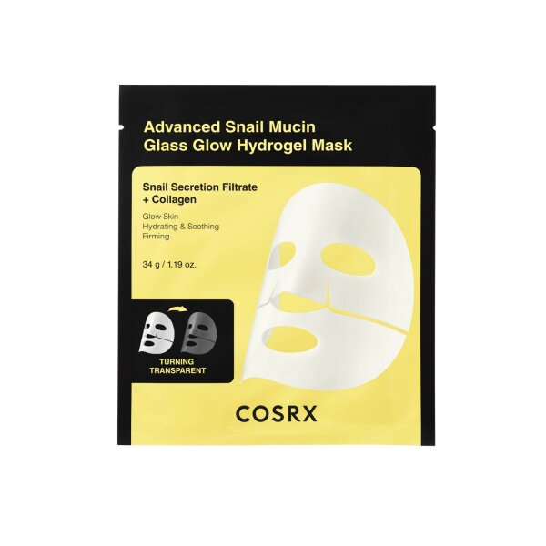 COSRX Advanced Snail Mucin Glass Glow Hydrogel Mask (1pcs)
