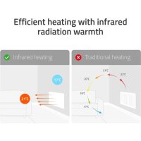 Hombli Smart IR Glass Heatpanel 400w - Spiegel Infrarotheizer