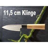 Tokio Kitchenware Damast-Kochmesser mit 11,5cm Klinge