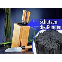 Tokio Kitchenware Universal-Messerblock aus Holz mit...