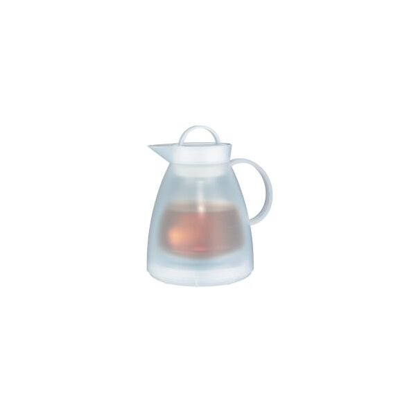 alfi Isolierkanne Dan Tea Kunststoff, weiß 1,0 l