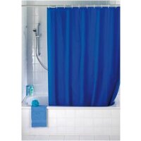 Wenko Duschvorhang uni night blue180x200cm