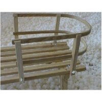 Schlittenlehne aus Holz