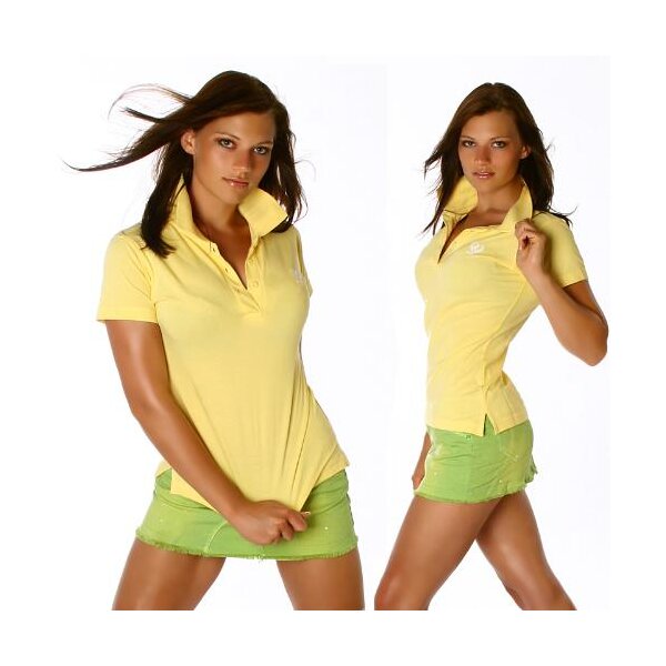 T-Shirt Modell Kristal gelb - TOMSTER USA