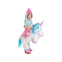 Playtastic Selbstaufblasendes Kinder-Kostüm Einhorn