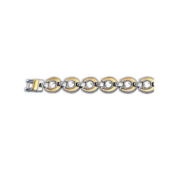 Sabona of London - Gem Gold Horseshoe Magnetic Bracelet