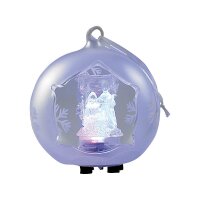 Lunartec Mundgeblasene LED-Milchglas-Ornamente in...