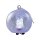 Lunartec Mundgeblasene LED-Milchglas-Ornamente in Kugelform, 2er-Set