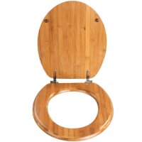 WC-Sitz Bambus dunkel