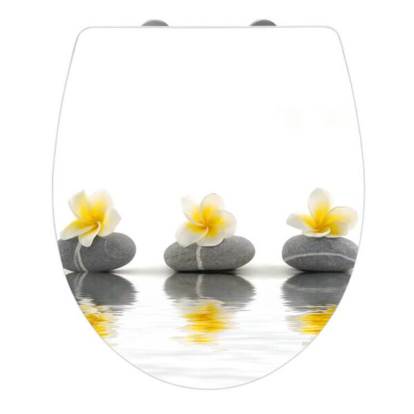 WC-Sitz Stones with Flower