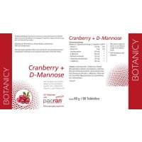 Botanicy CRANBERRY + D-MANNOSE