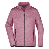Ladies` Knitted Fleece Jacket
